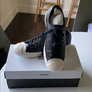Jack Purcell’s Converse Black. Brand New w Box.